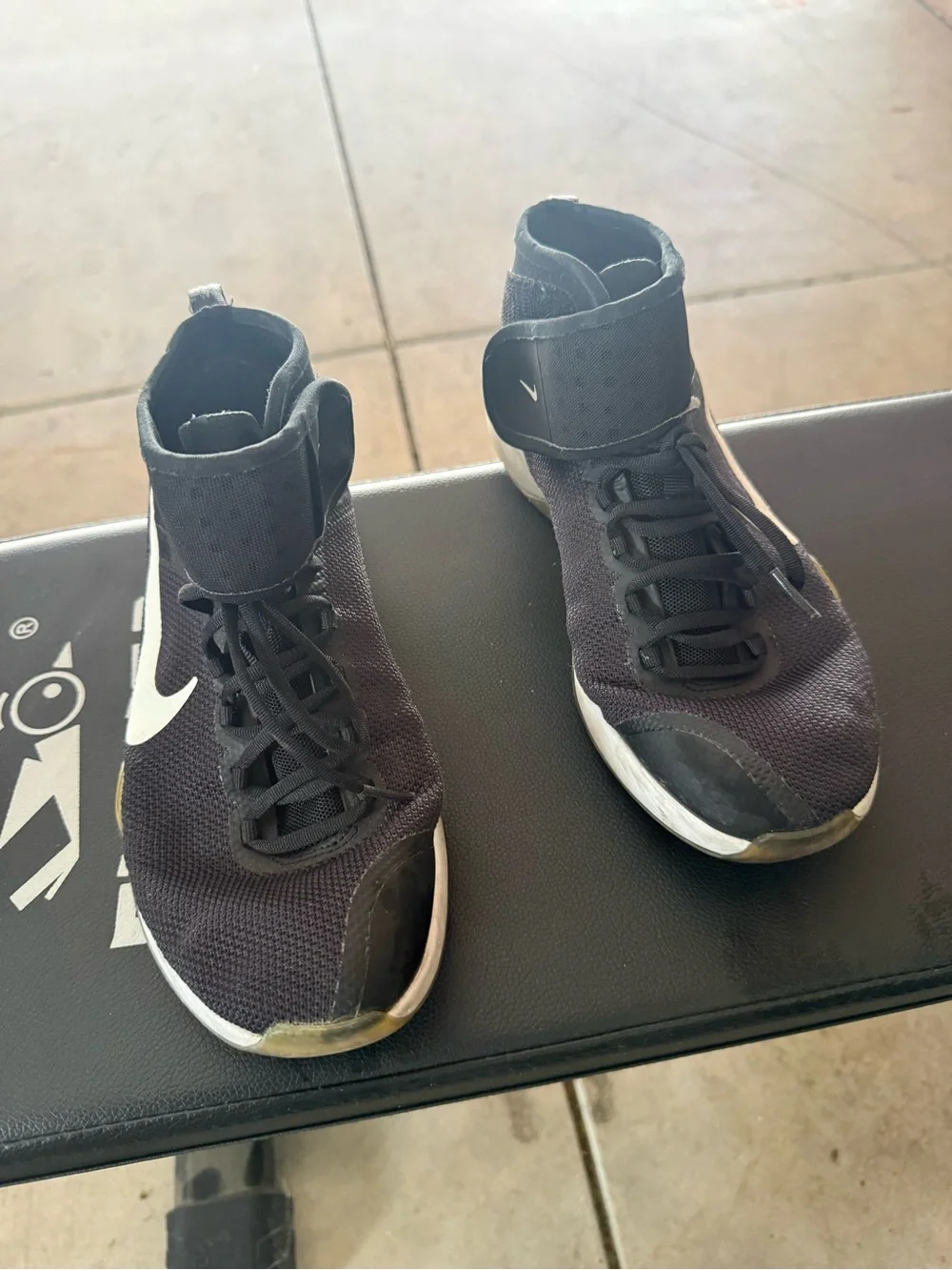 Nike Black White High-Top Women's Sneakers